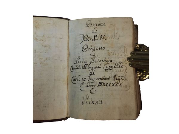 Manoscritto settecentesco