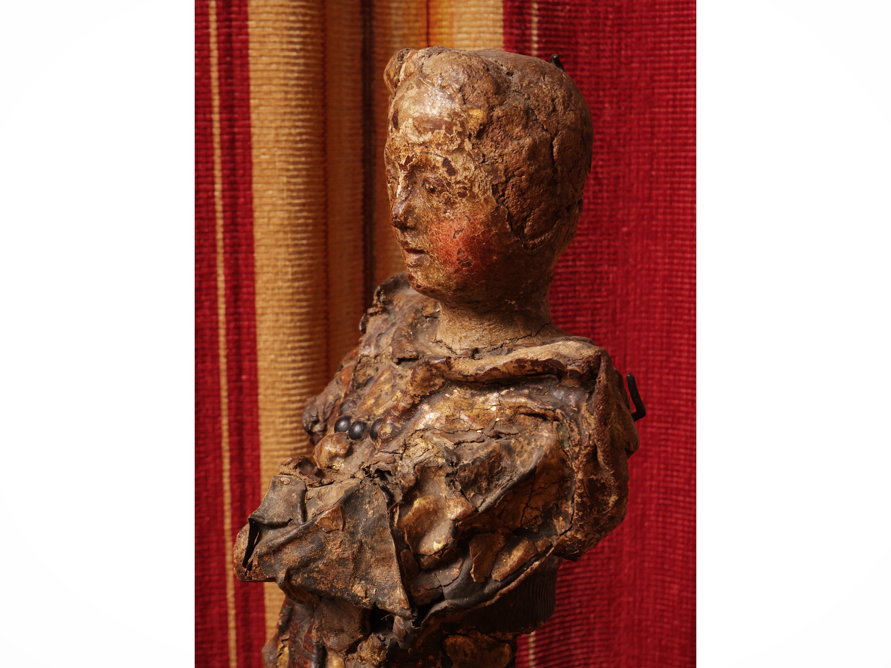Scuola Toscana del XVII Secolo - San Giovannino, scultura lignea policroma