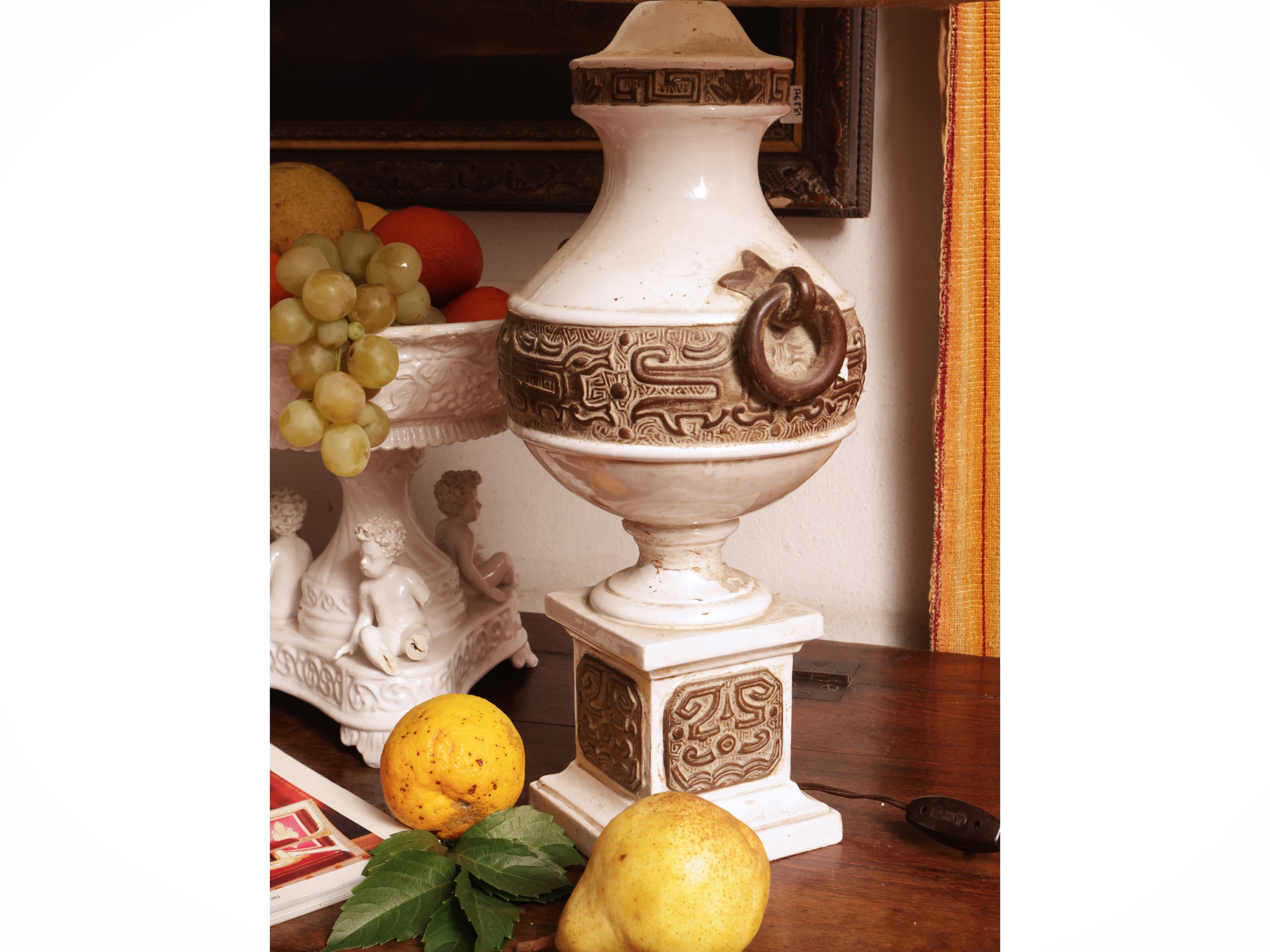 Zaccagnini, Lume da tavolo in ceramica con paralume