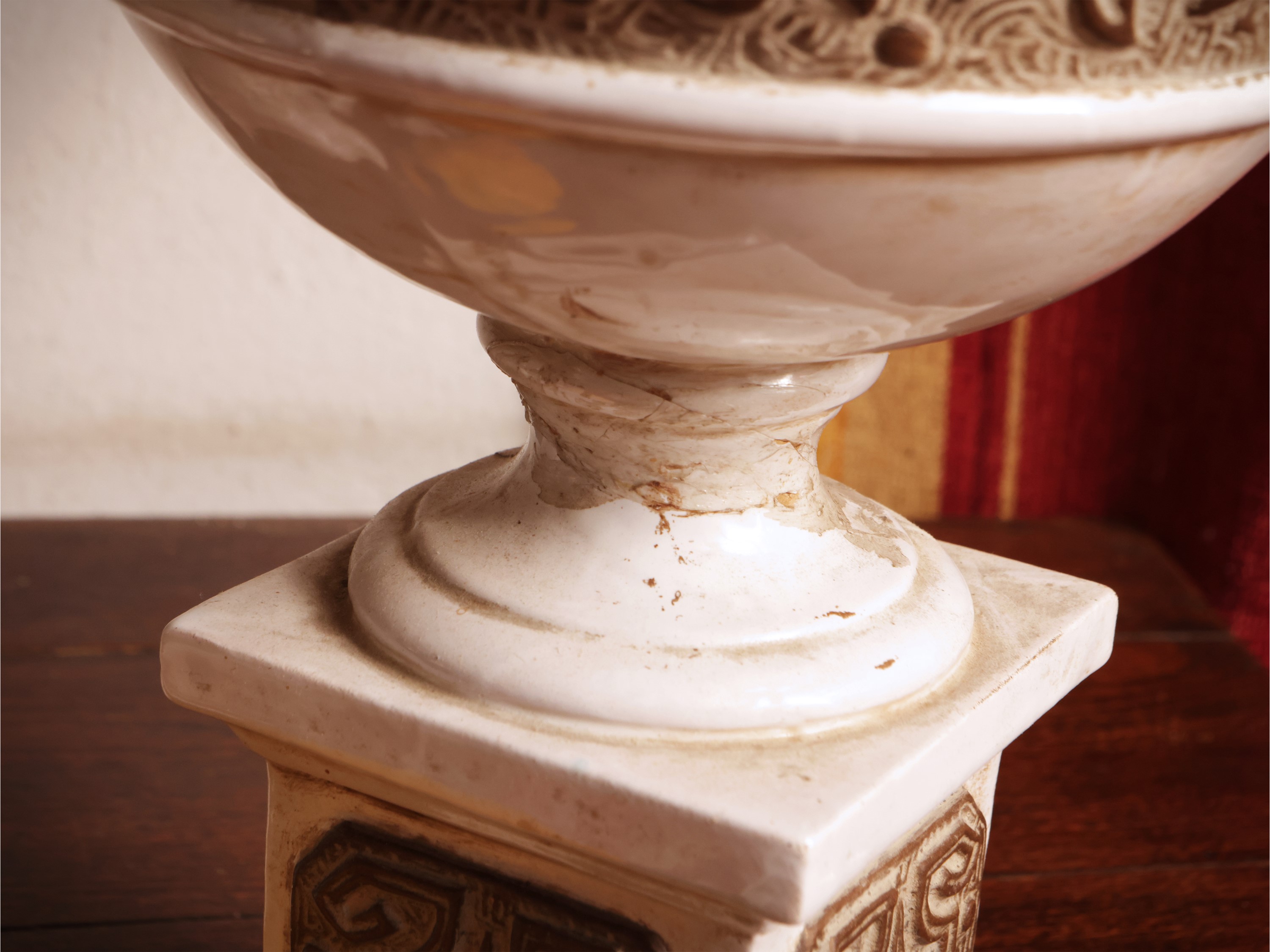 Zaccagnini, Lume da tavolo in ceramica con paralume