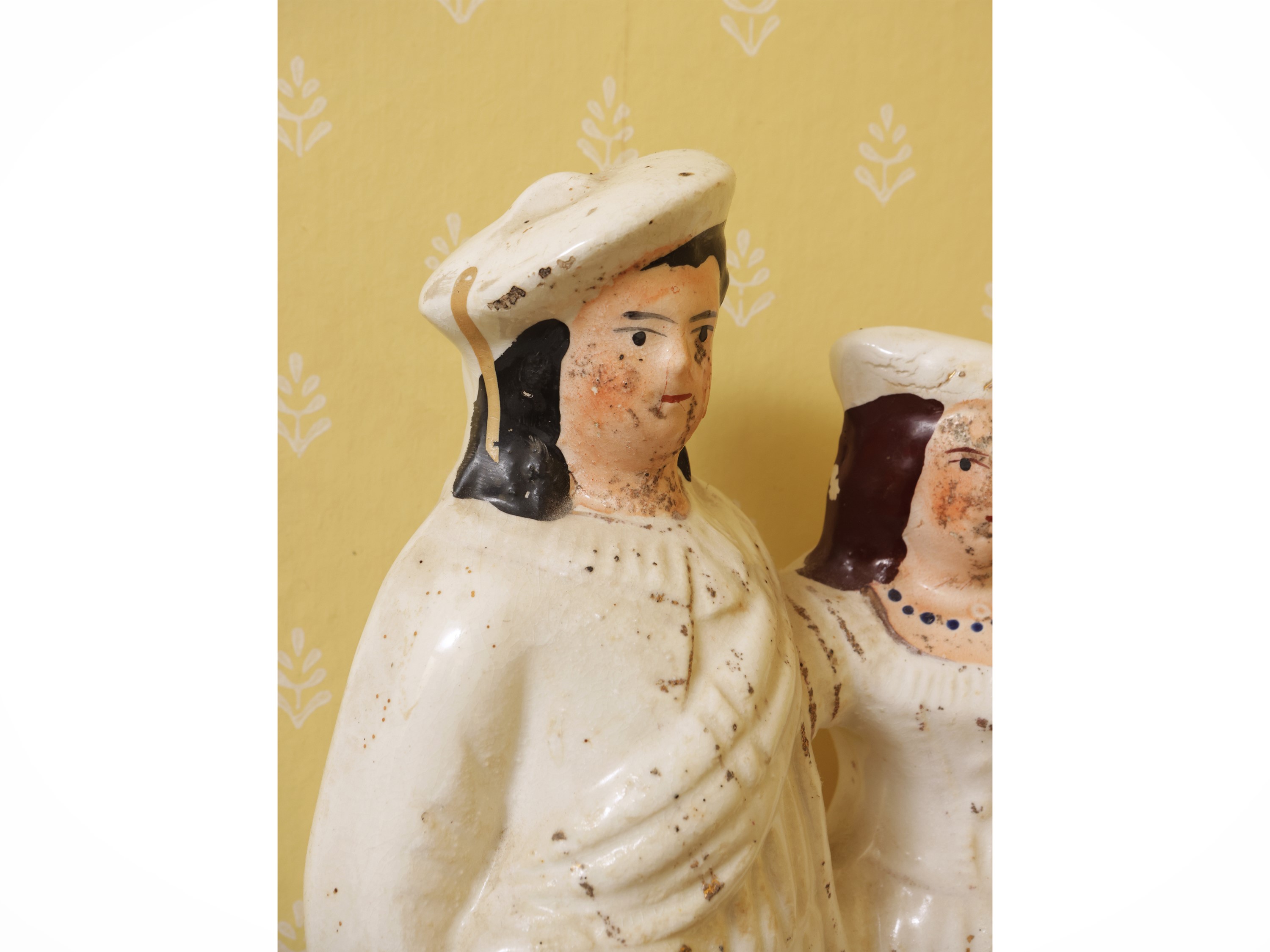 Gruppo in terraglia Staffordshire, XIX secolo
