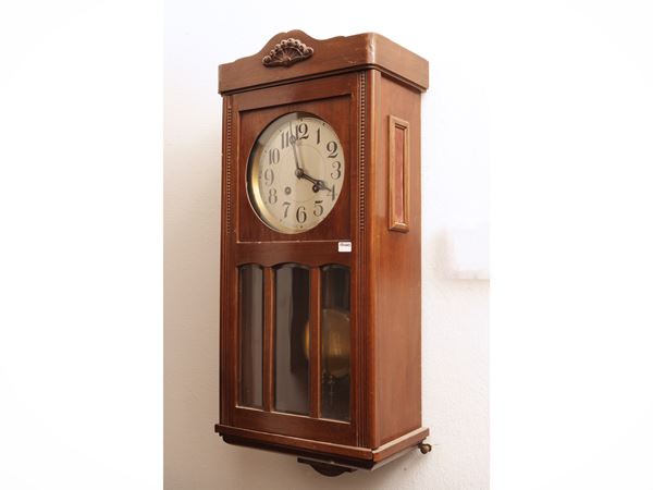 Satinwood pendulum clock