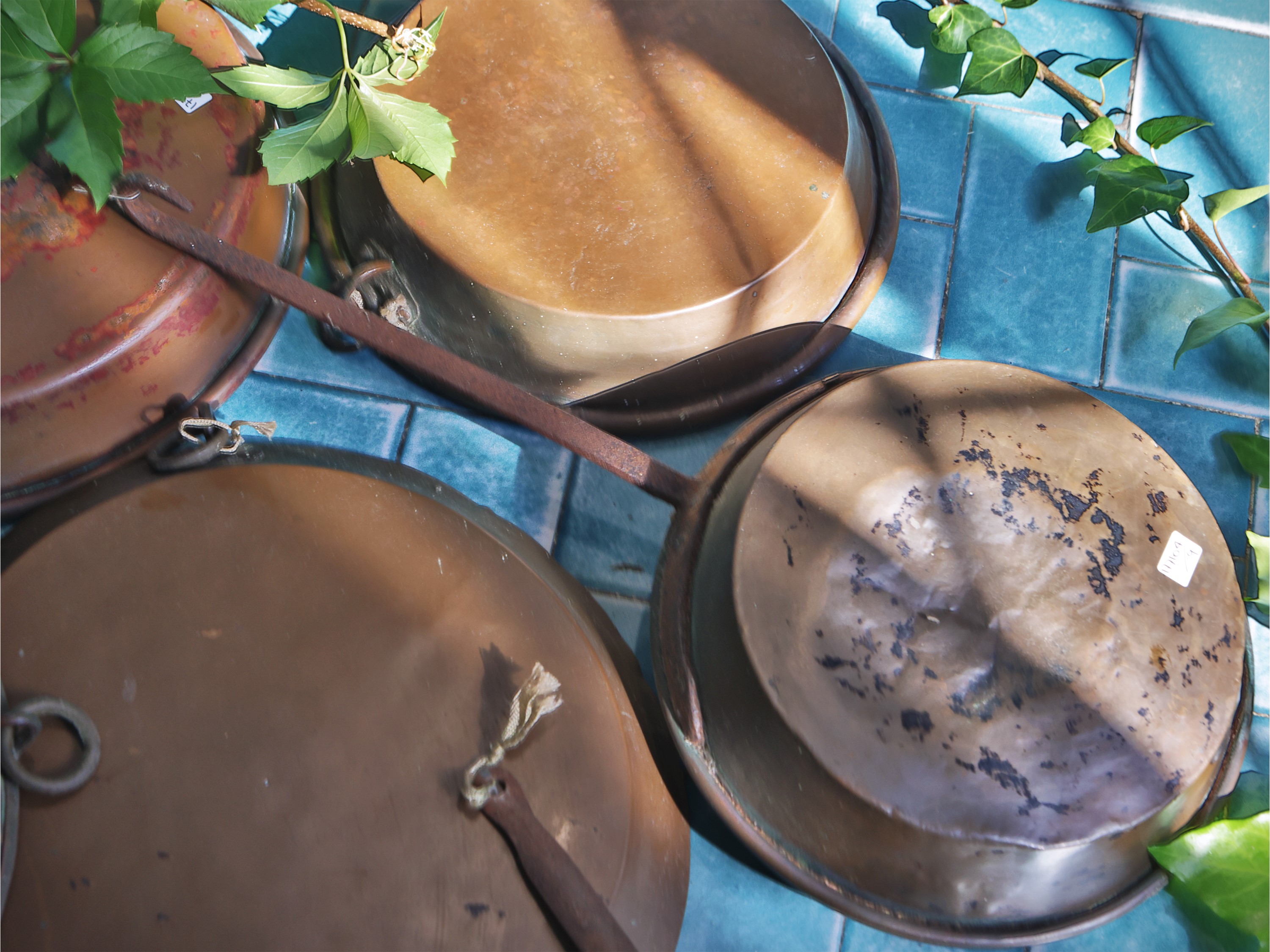 Assortimento di Accessori da Cucina in Rame
