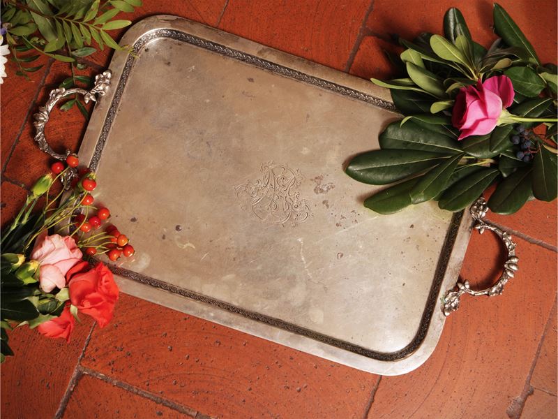 Vassoio in argento
