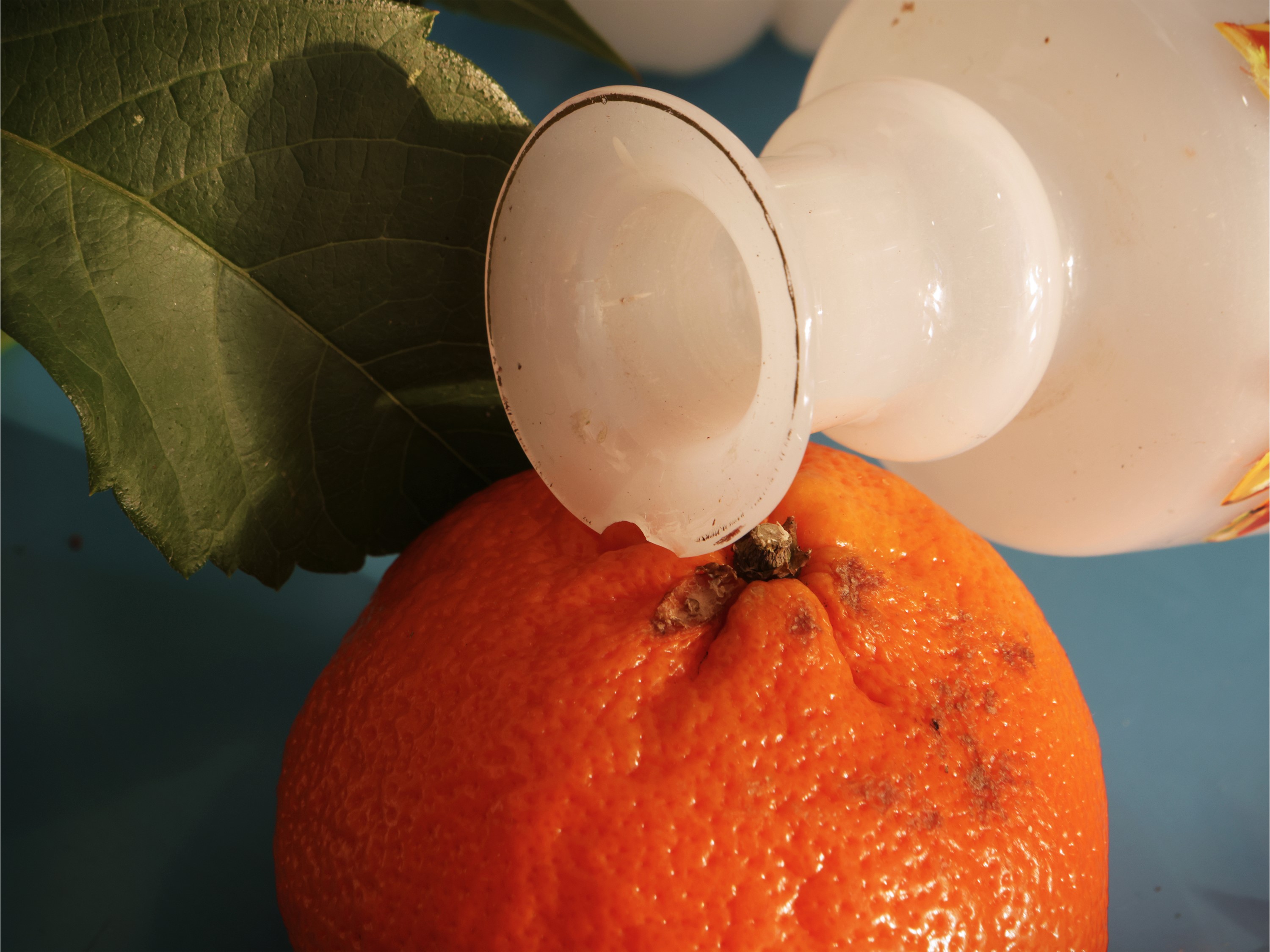 Assortimento di accessori per la tavola: coppia di saliere in porcellana, set da liquore in vetro...
