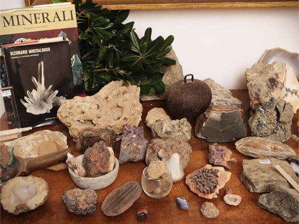 Grande collezione di minerali