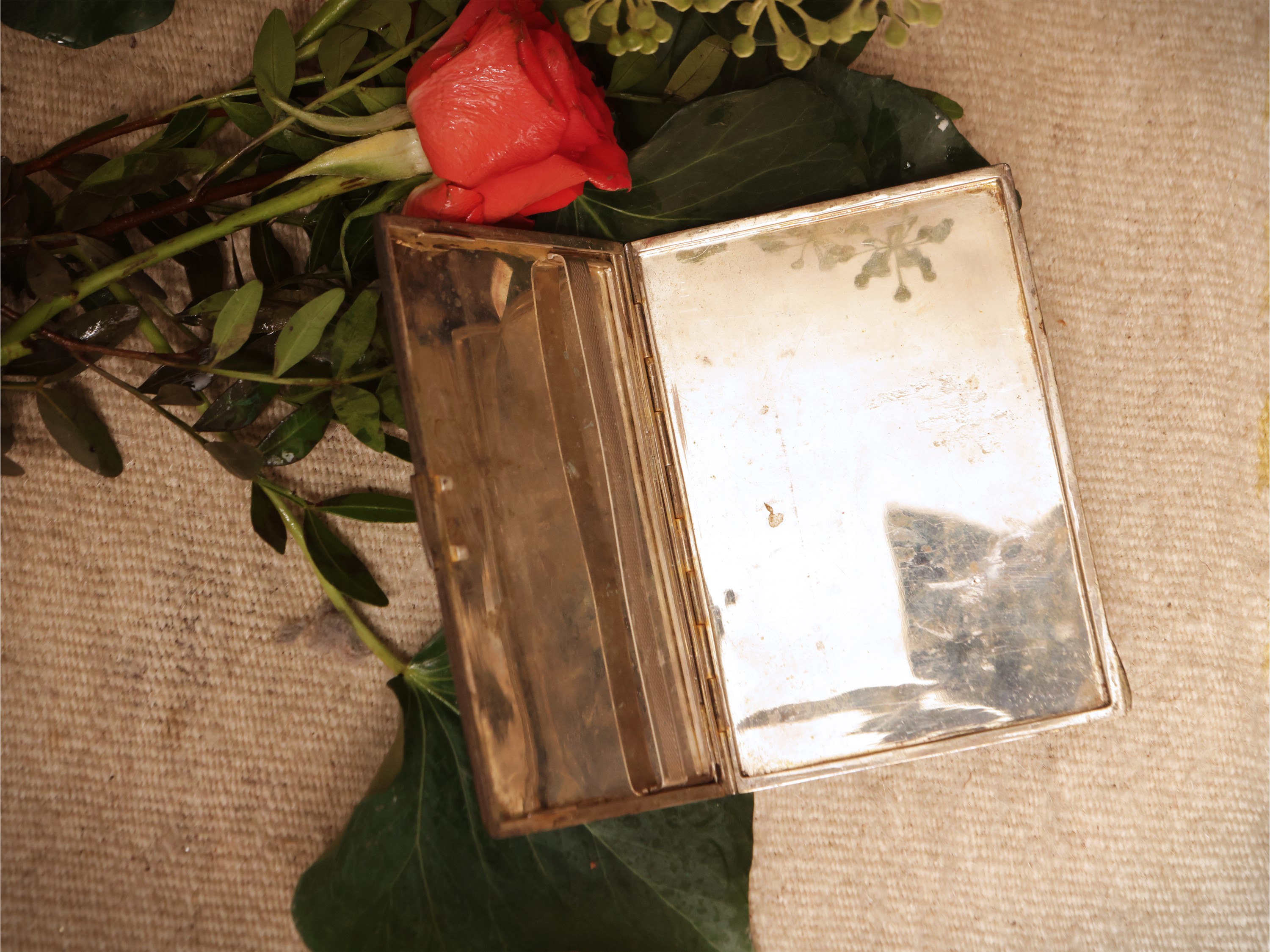 Portasigarette in argento