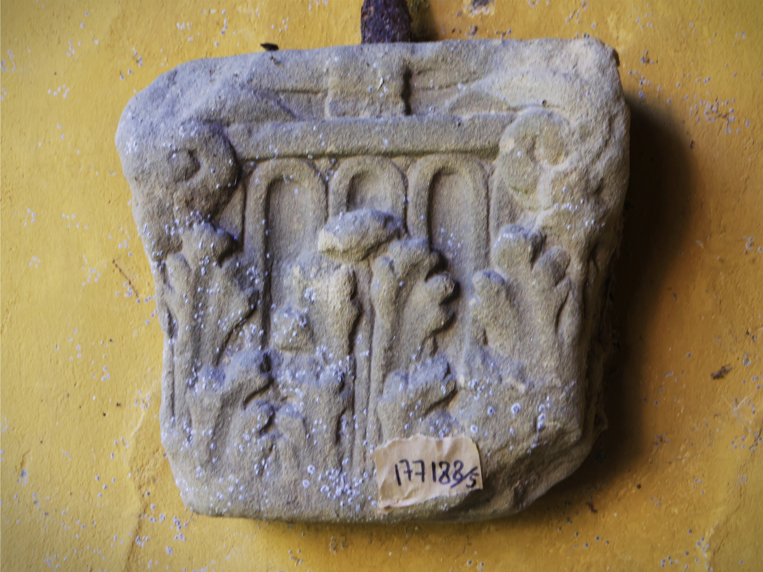 Cinque antichi frammenti scultorei in pietra