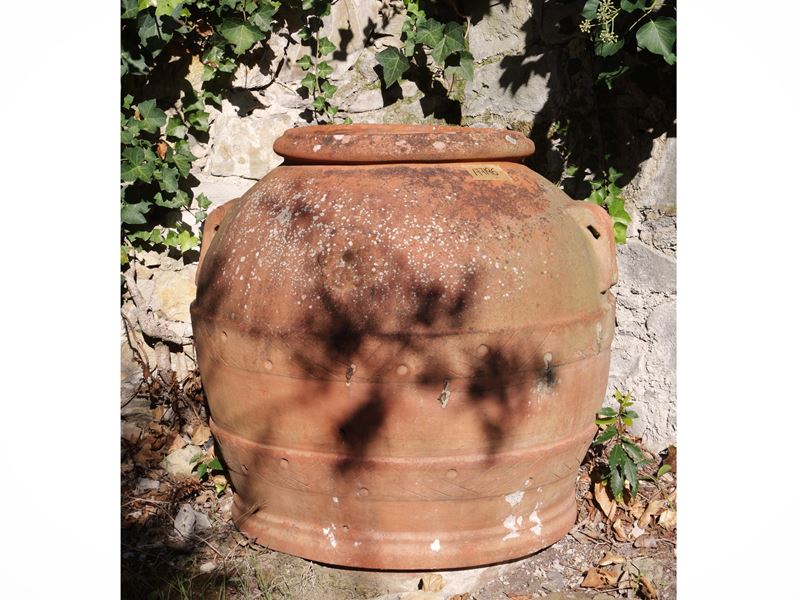 Grande orcio in terracotta, h cm 92, diam cm 94
