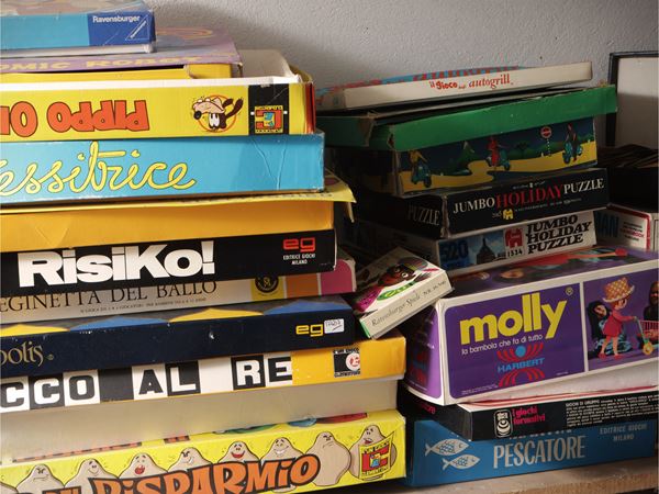 Large collection of board games