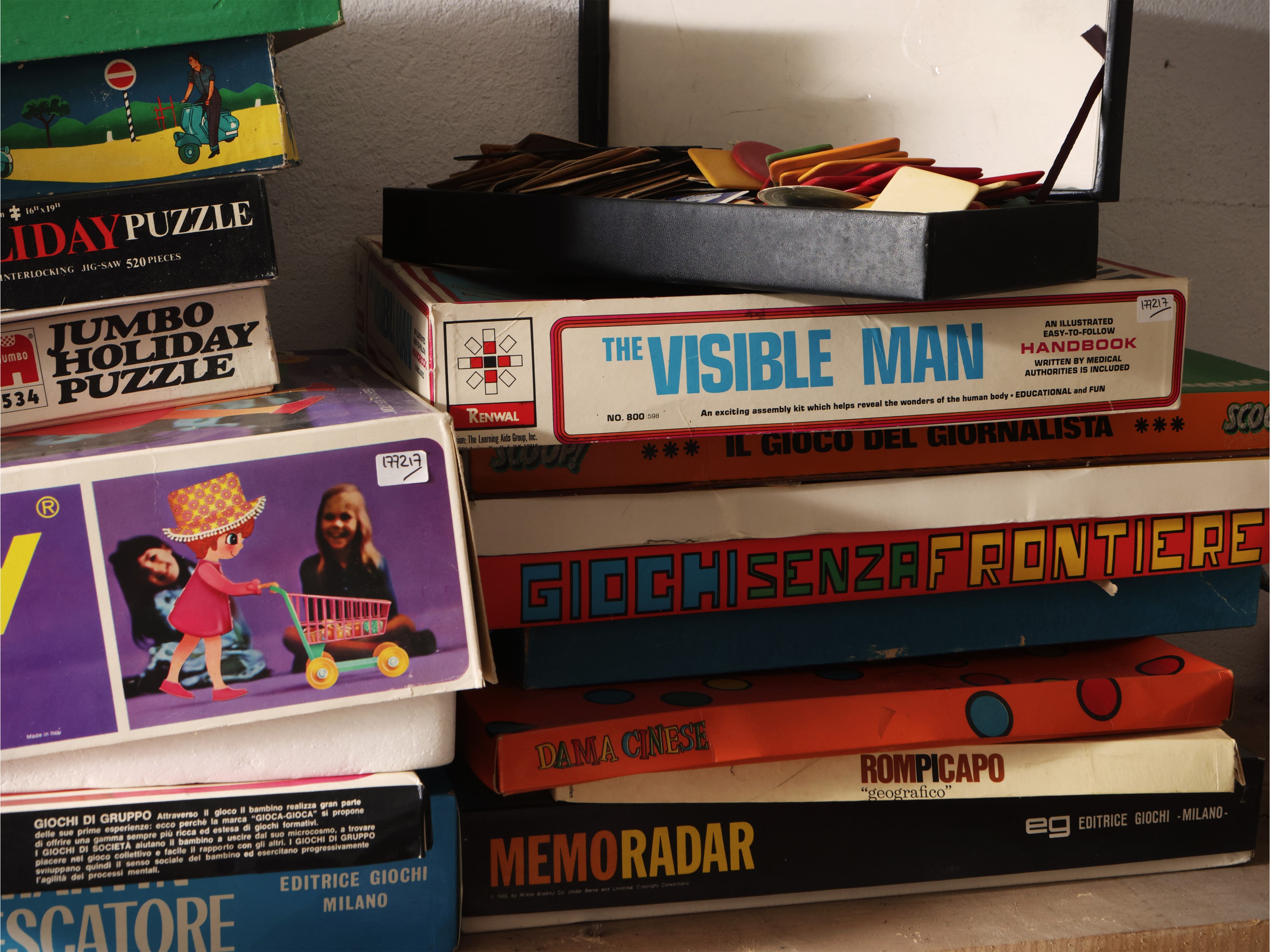 Collezione di giochi da tavolo di grandi dimensioni