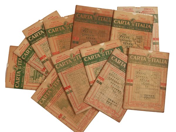 Carta d'Italia del Touring Club Italiano