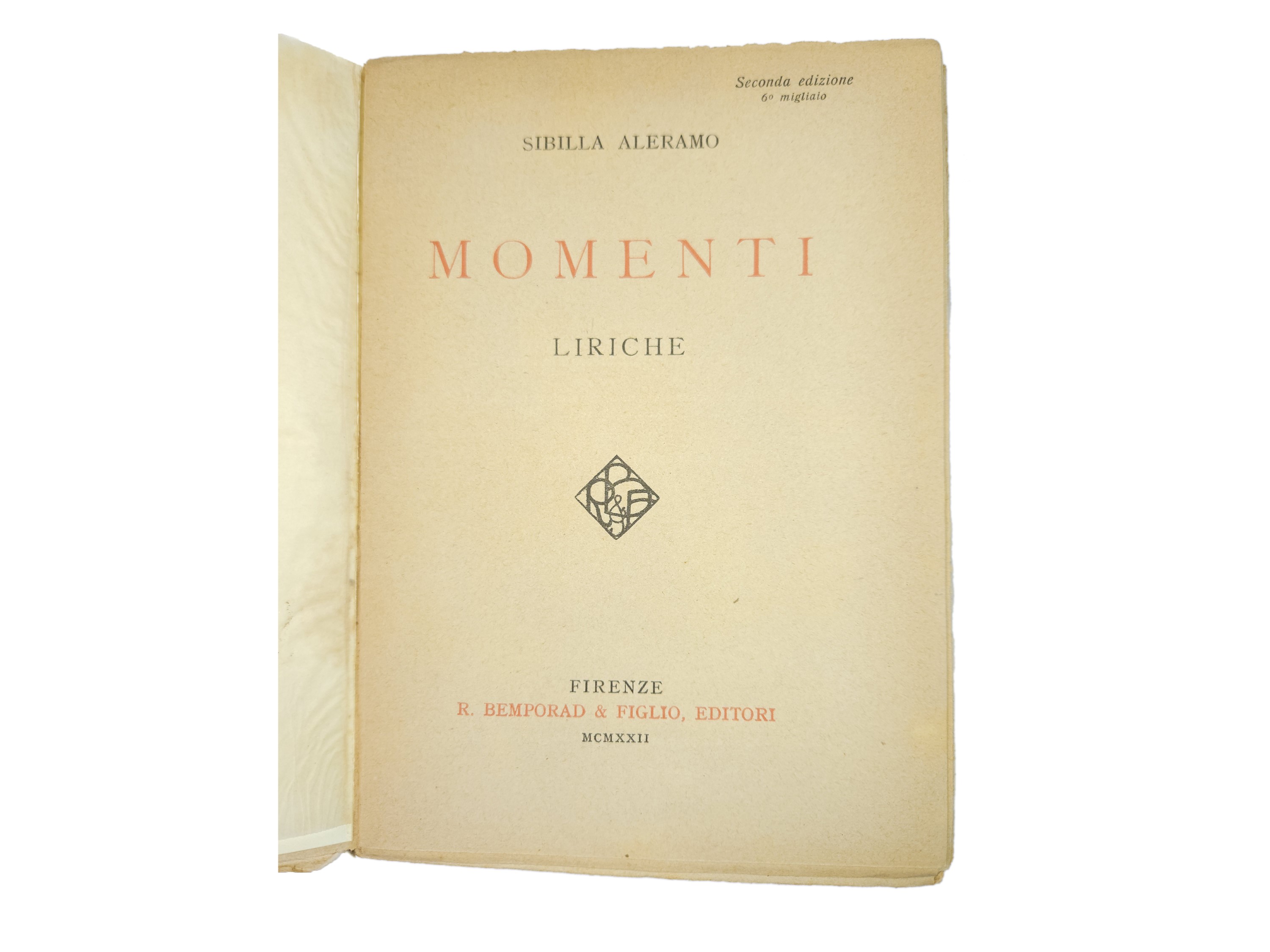 Sibilla Aleramo - Momenti: Liriche