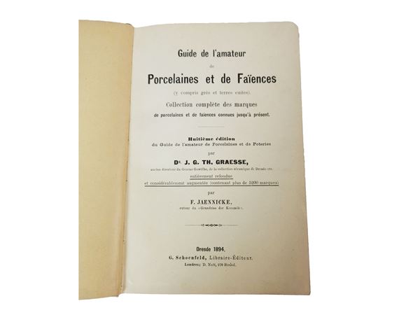 Guide de l'amateur de porcelaines et de faïences
