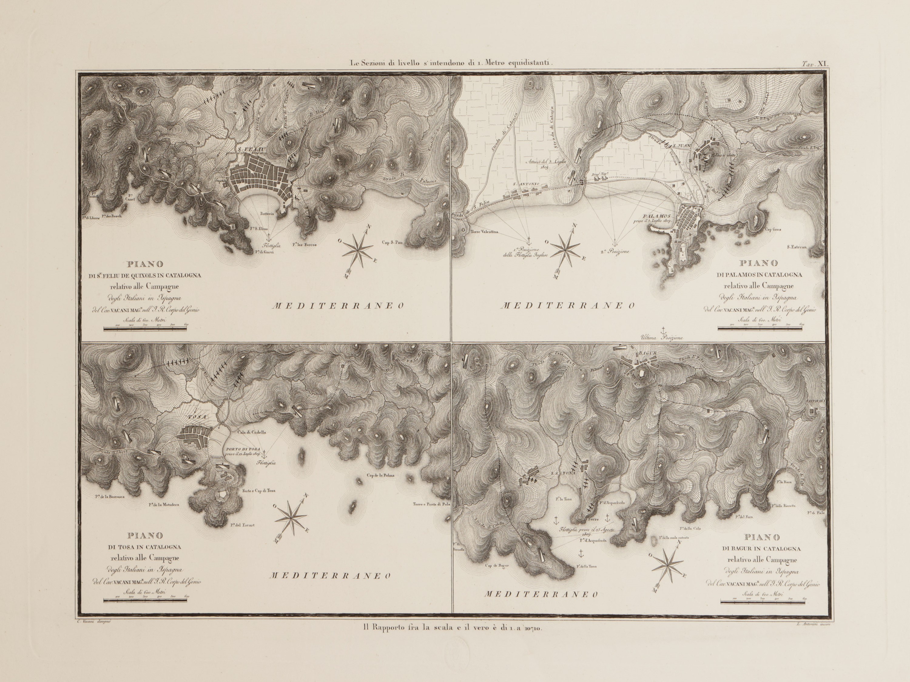 Atlante topografico militare per servire alla storia delle campagne e degli assedi...