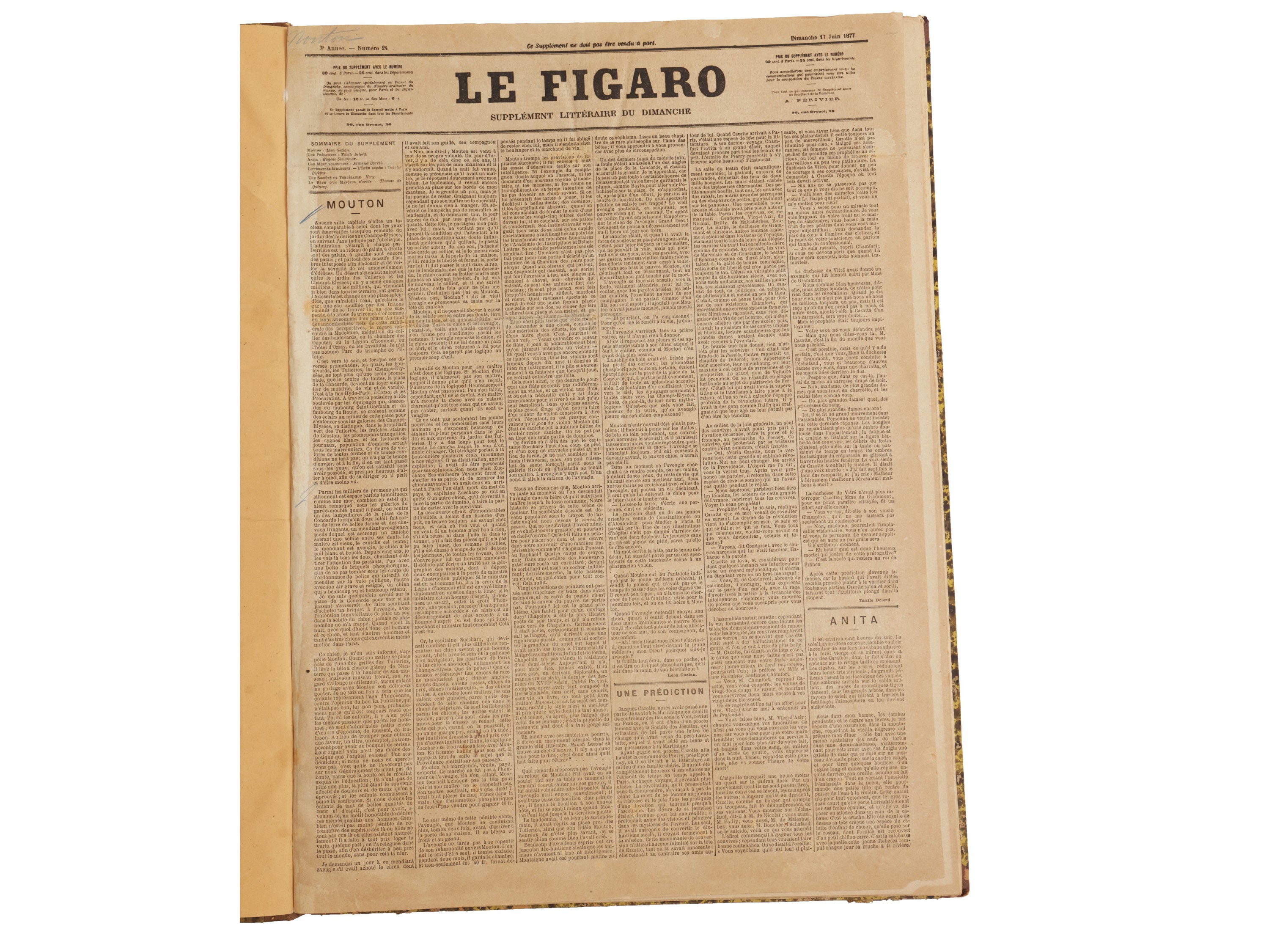 Le Figaro: annate 1877 - 1878 - 1879