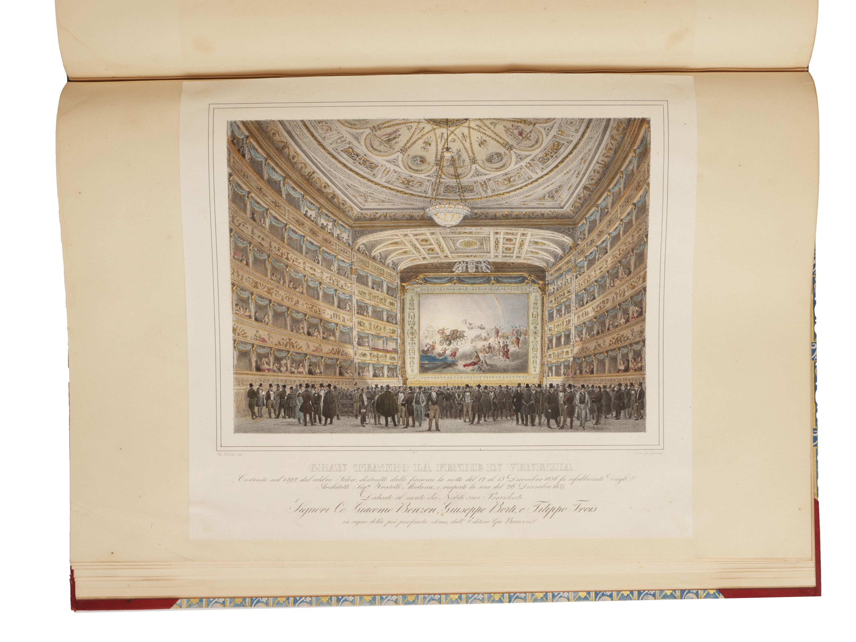 Dodici Principali Artisti della Stagione di Carnovale e Quadragesima 1837-38