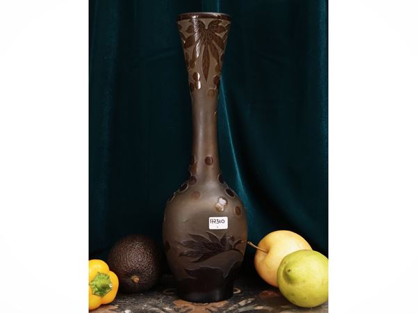 Émile Gallé - Cameo double glass vase