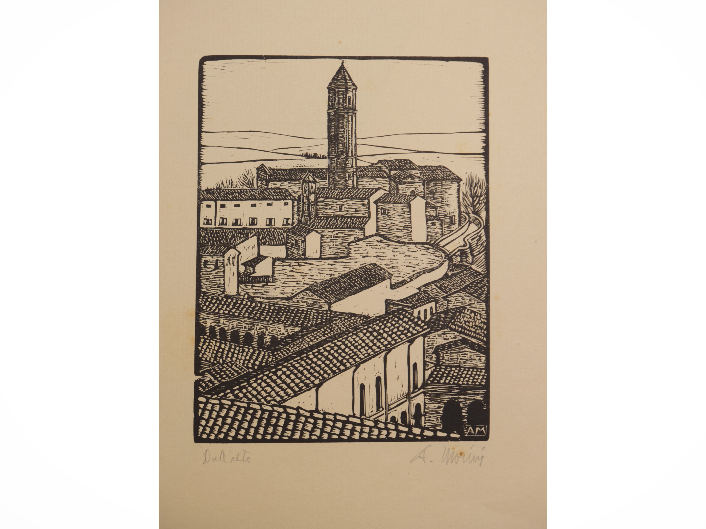 Diego Pettinelli e Alfredo Morini, Lotto di xilografie, 1924-1926