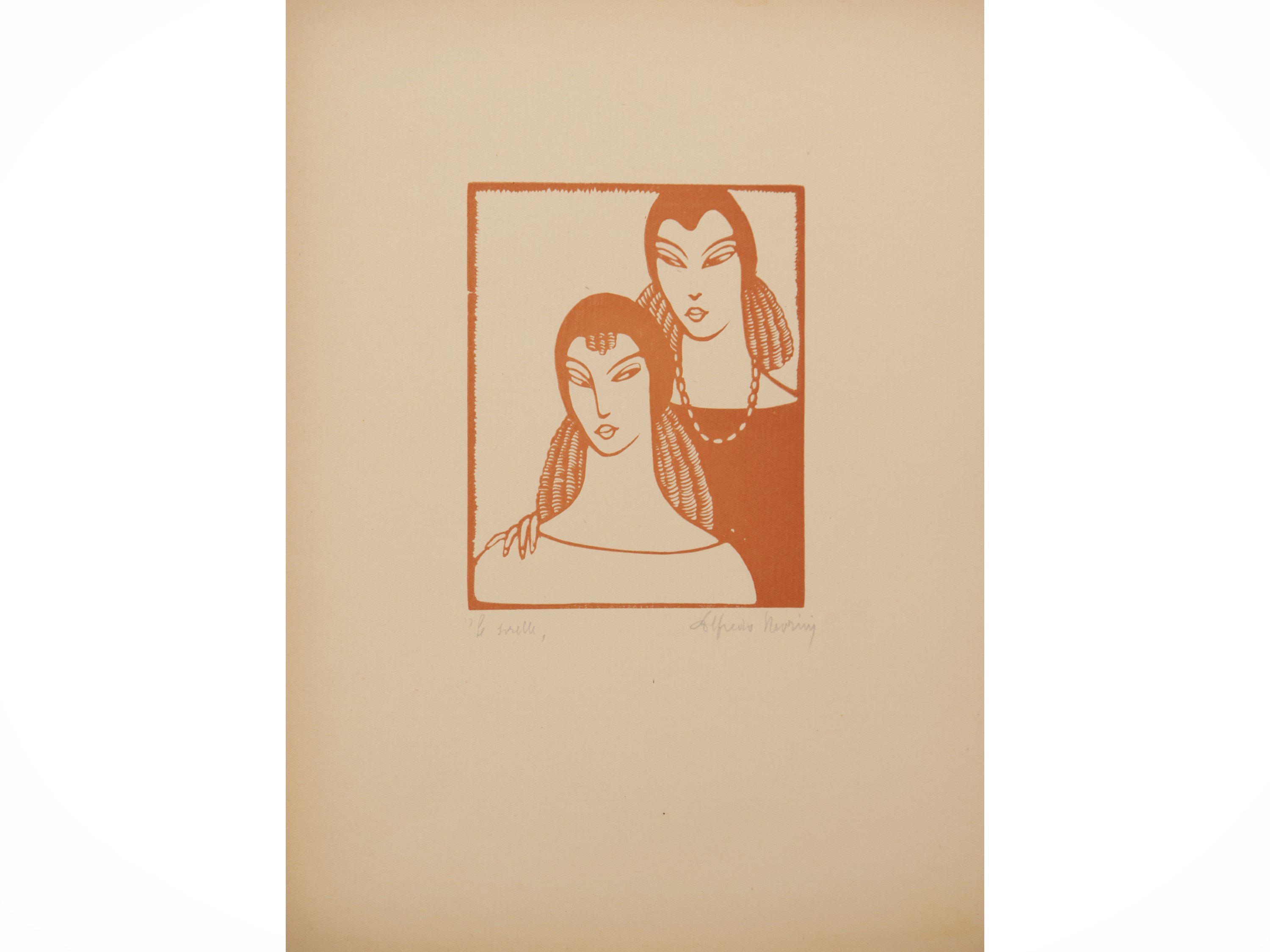 Diego Pettinelli e Alfredo Morini, Lotto di xilografie, 1924-1926