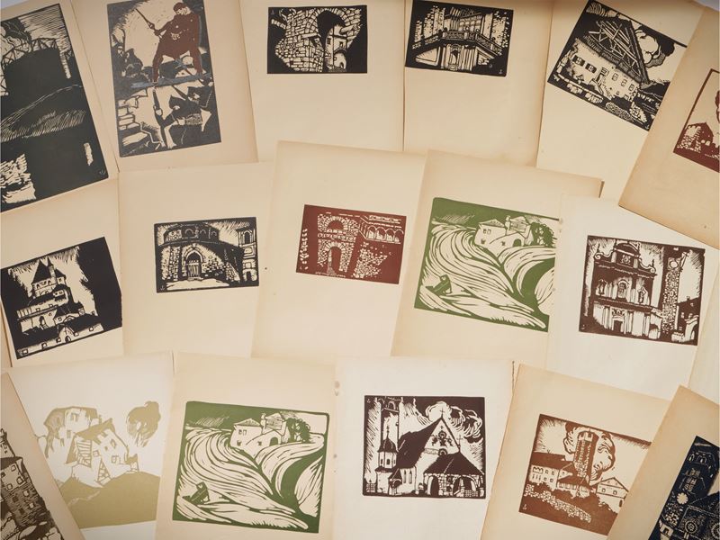 Giorgio Wenter Marini - Composizioni di xilografie (1924-1926)