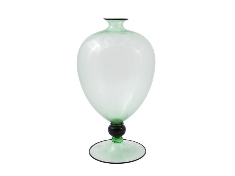 Vaso "veronese" in Vetro Verde Trasparente Verdino