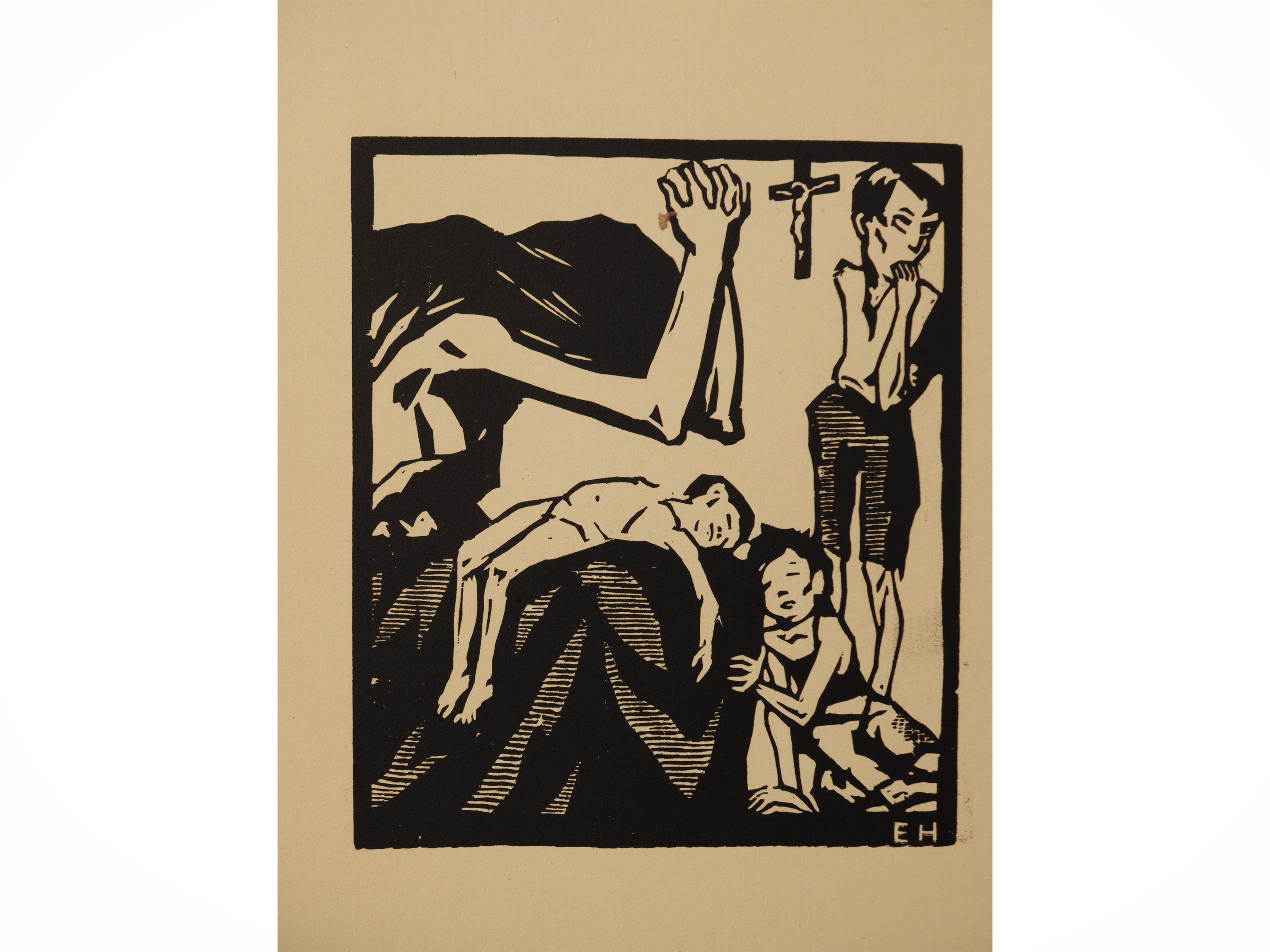 Ebba Holm - Composizioni, xilografie su carta, cm 30,5x24