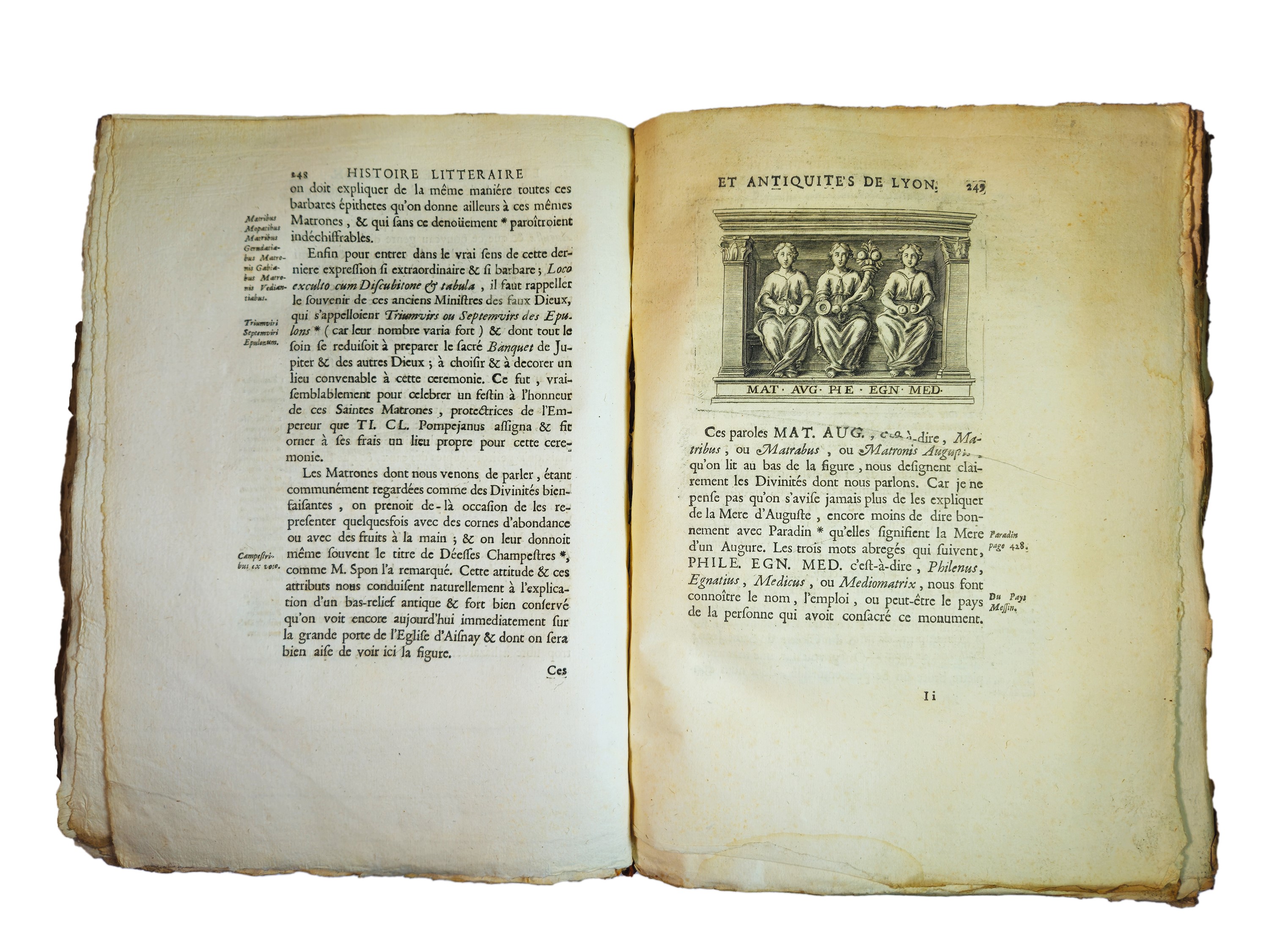 Dominique De Colonia - Histoire Litteraire De la Ville De Lyon