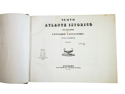 Nuovo Atlante Istorico del Cavaliere Leonardo Cacciatore