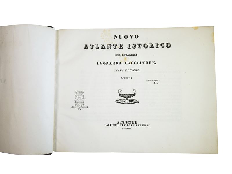 Nuovo Atlante Istorico del Cavaliere Leonardo Cacciatore
