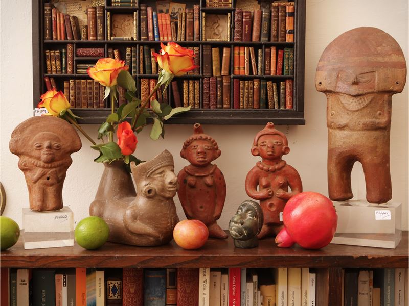 Collezione di figure precolombiane, terracotta e pietra, Perù