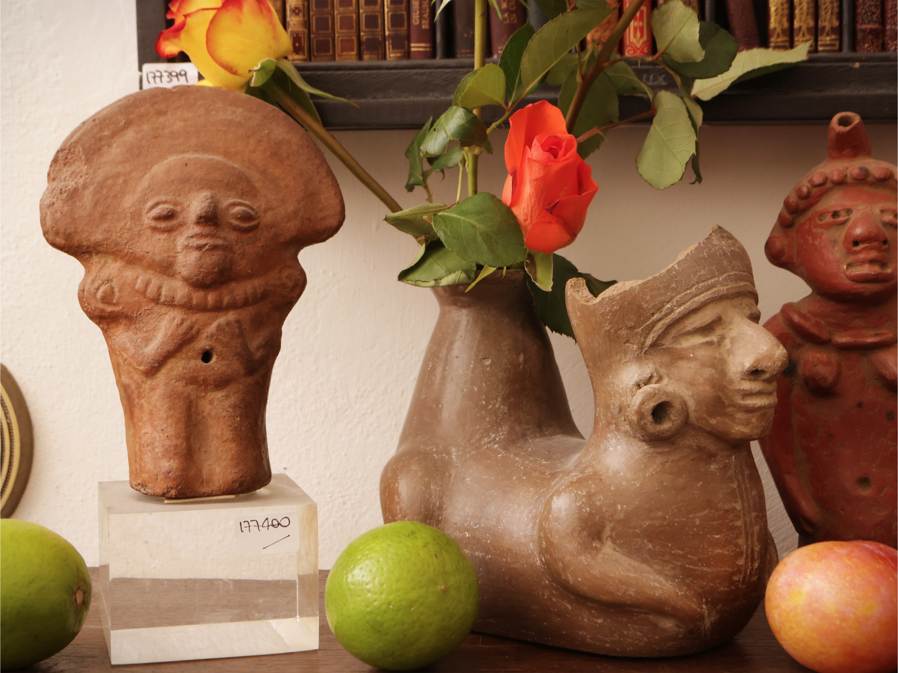 Collezione di figure precolombiane, terracotta e pietra, Perù