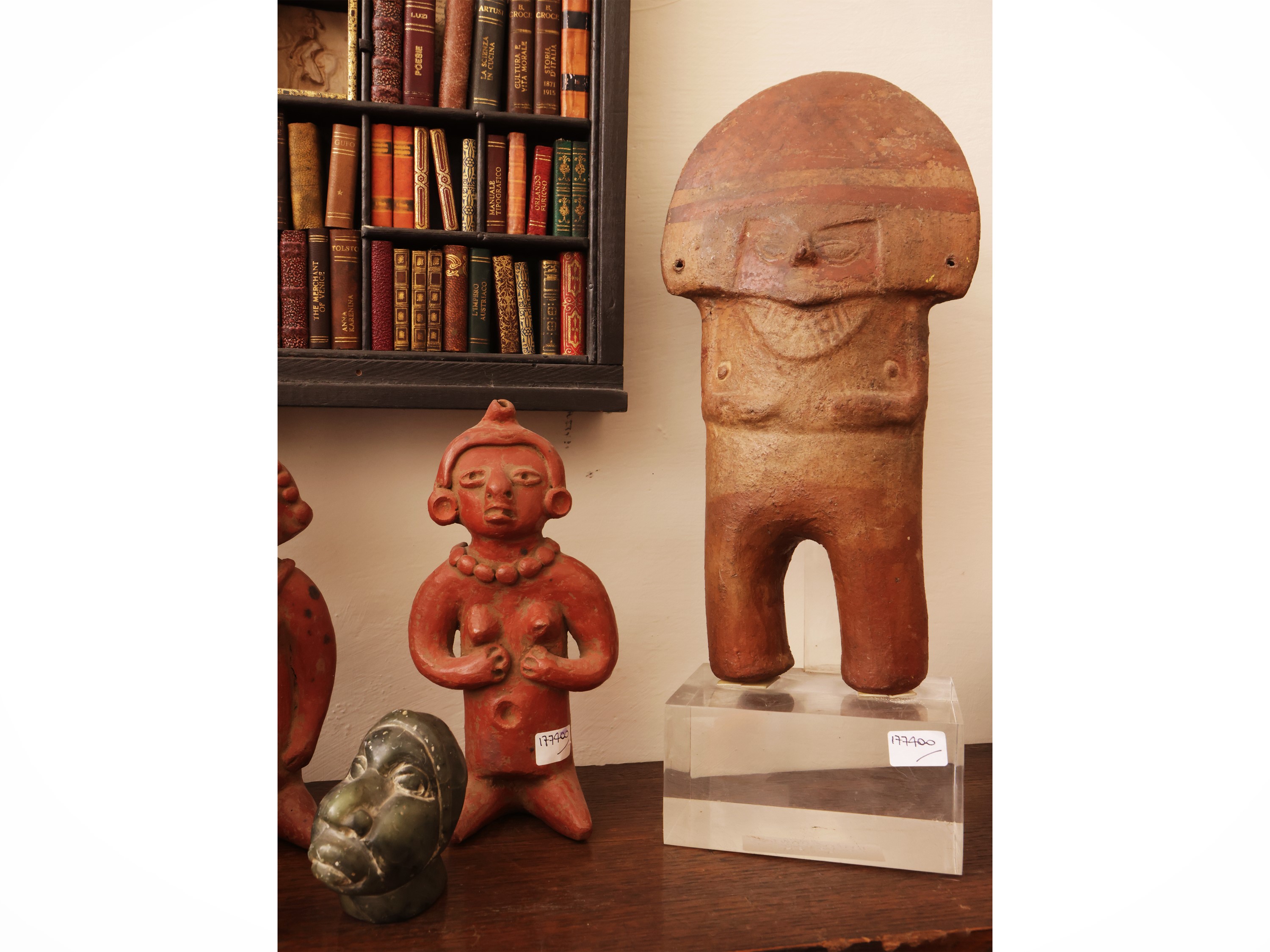 Collezione di figure precolombiane, terracotta e pietra, Perù