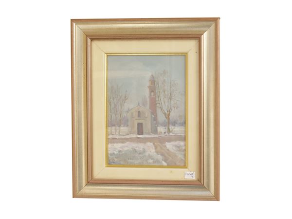 Federico Boriani - Church of S. Ippolito - Fiori - Reflexes on the Roggia