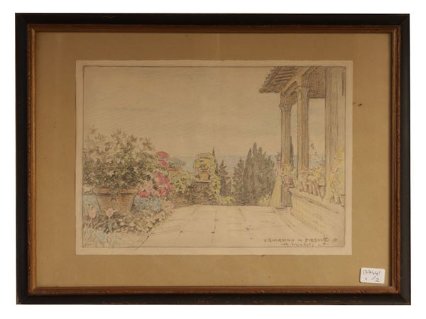 Alberto Micheli - Garden in Fiesole