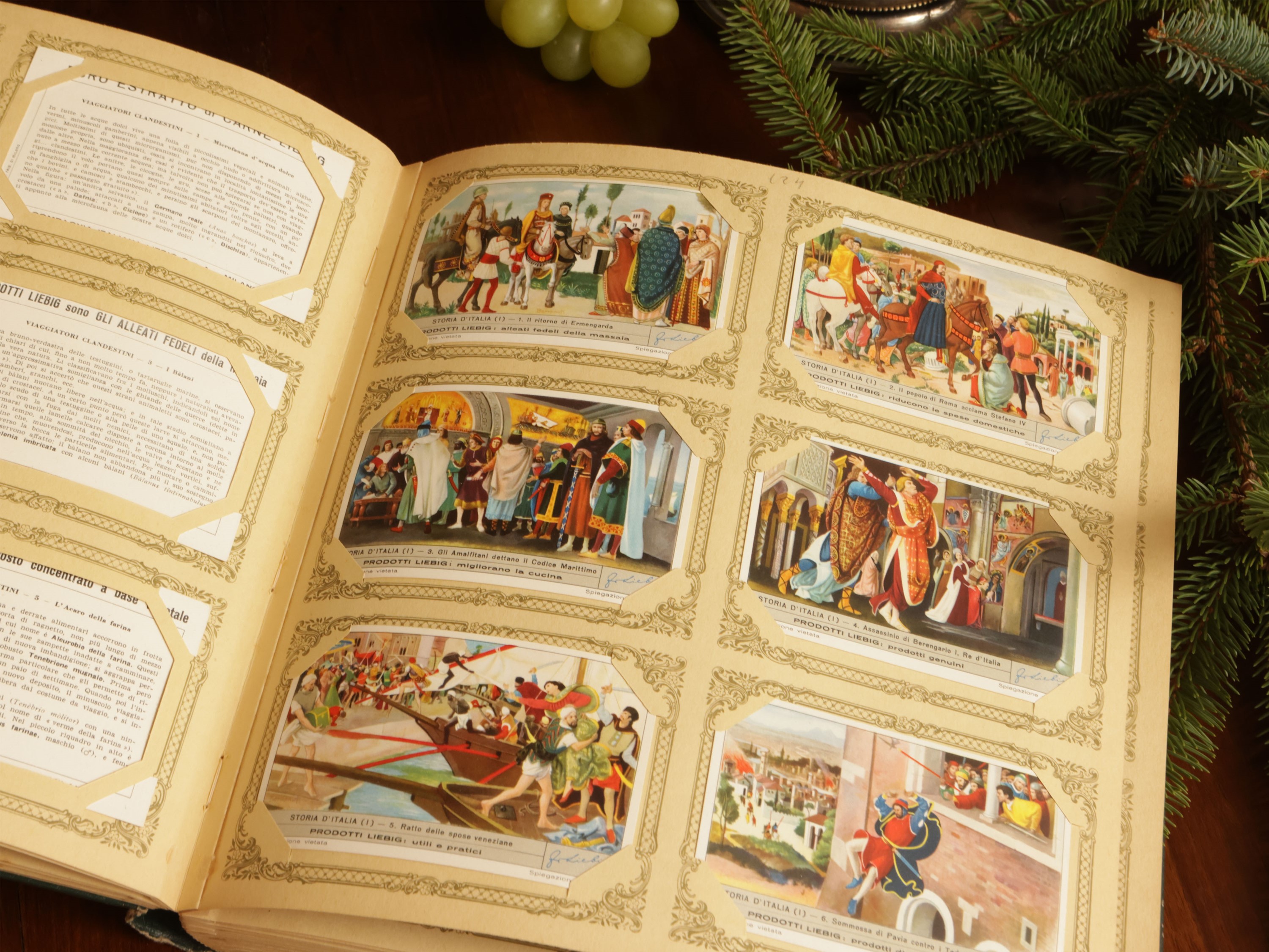 Album con Collezione di Figurine Liebig