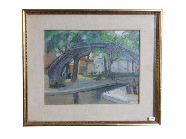 Mercédès Ducomet-Hirlemann - Canal St. Martin - Paris