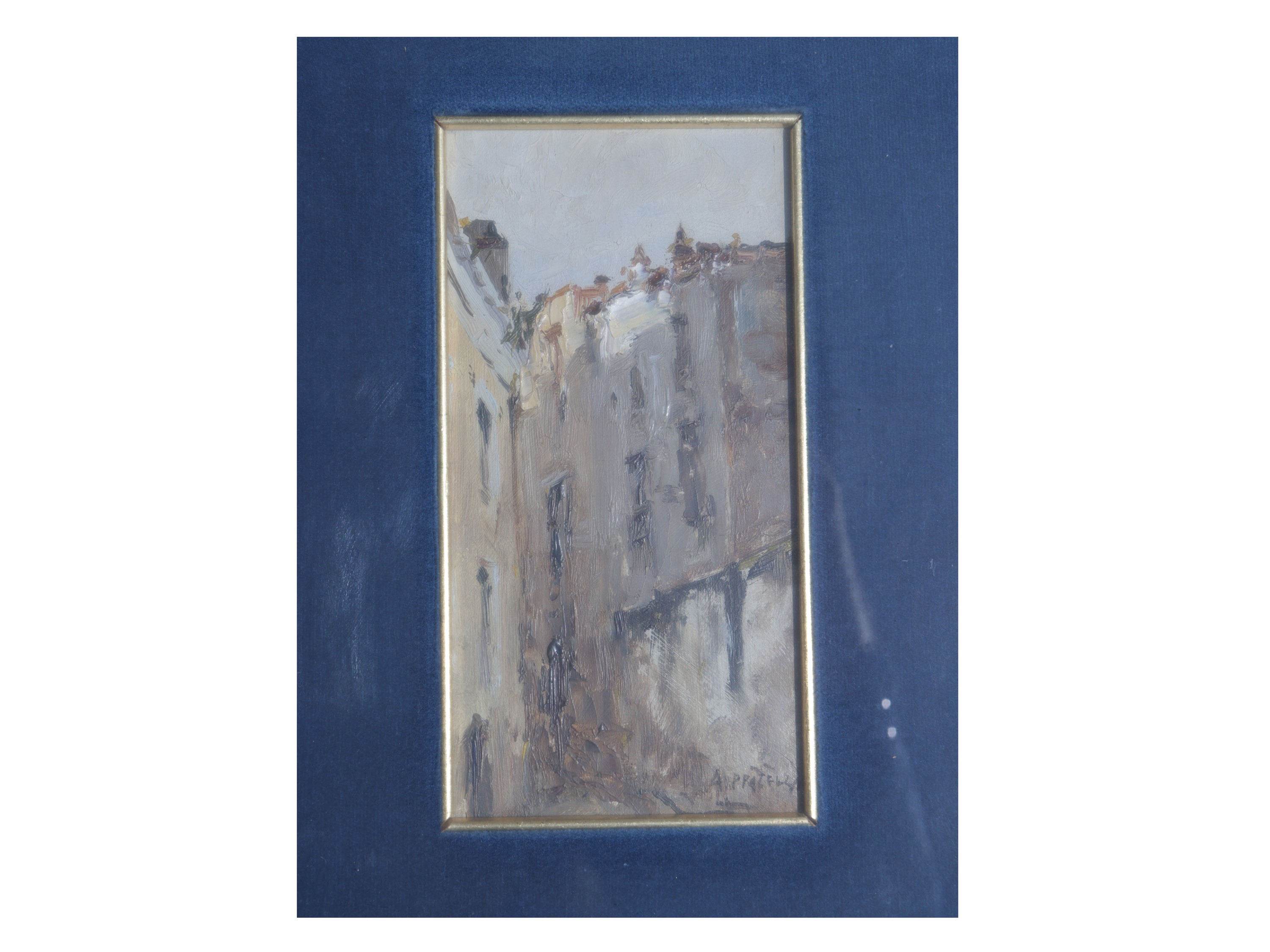 Attilio Pratella - Scorcio con Case