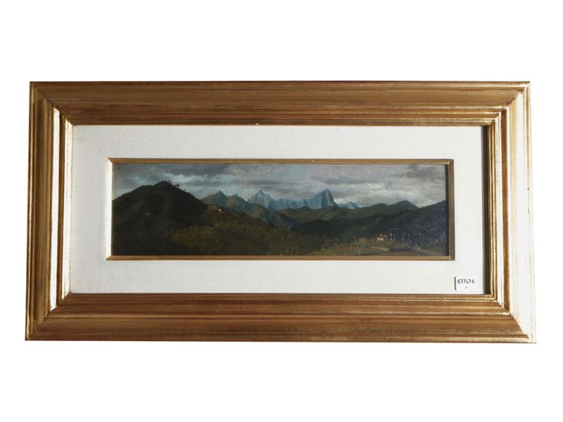 Eugenio Cecconi - Le Alpi Apuane, 1870 Circa
