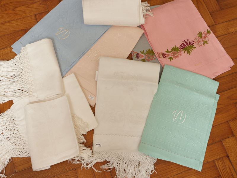 Assortimento di Biancheria per la Casa