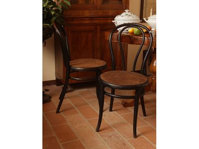 Coppia di Sedie in Faggio Curvato, Thonet
