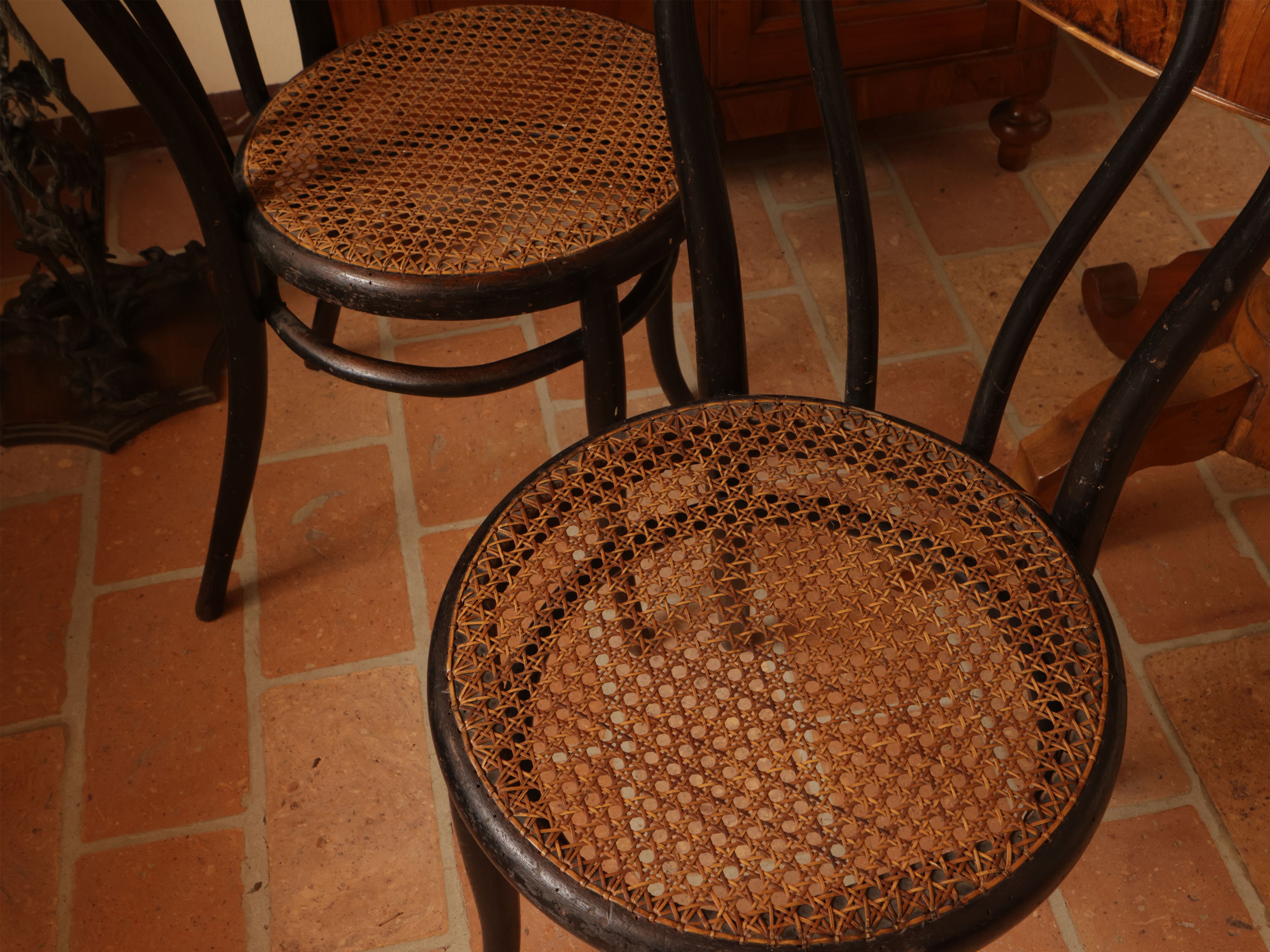 Coppia di Sedie in Faggio Curvato, Thonet