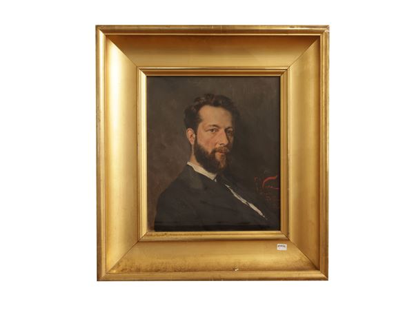 Francesco Vinea - Portrait of Dr. Luigi Billi, 1875