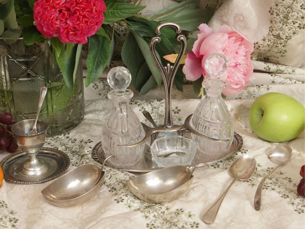 Lot of silverware for the table  - Auction A country house near Crema: a collection of 19th century paintings - Maison Bibelot - Casa d'Aste Firenze - Milano
