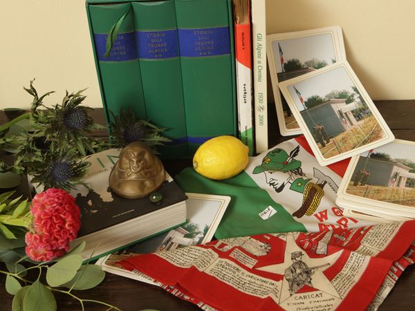 Collection of objects related to the Alpine Corps