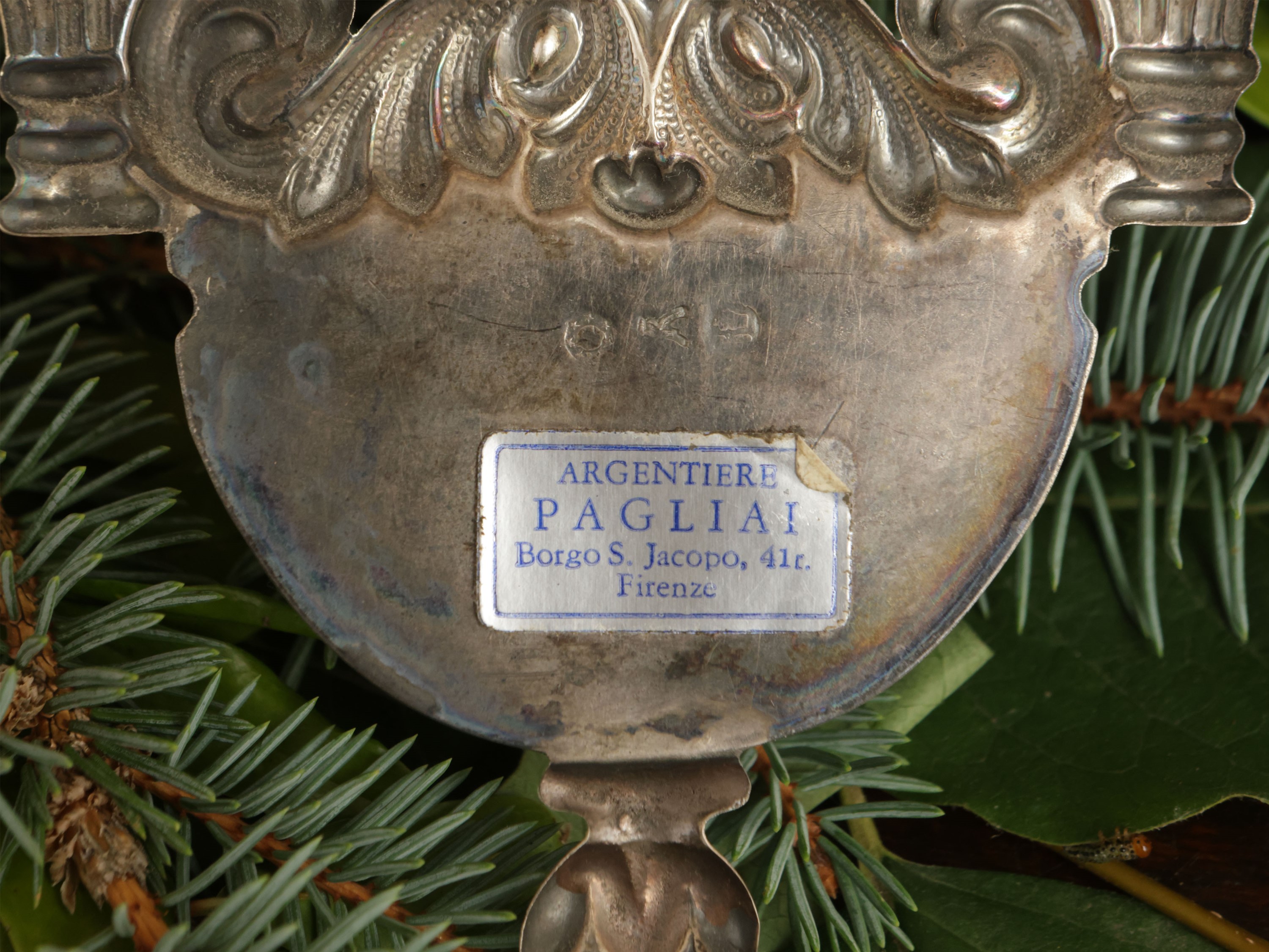Acquasantiera Pensile in Argento