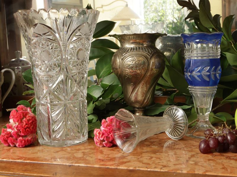 Serie di Quattro Vasi da Fiori