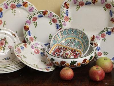 Set di Accessori per la Tavola in Ceramica, Richard Ginori Mondovì