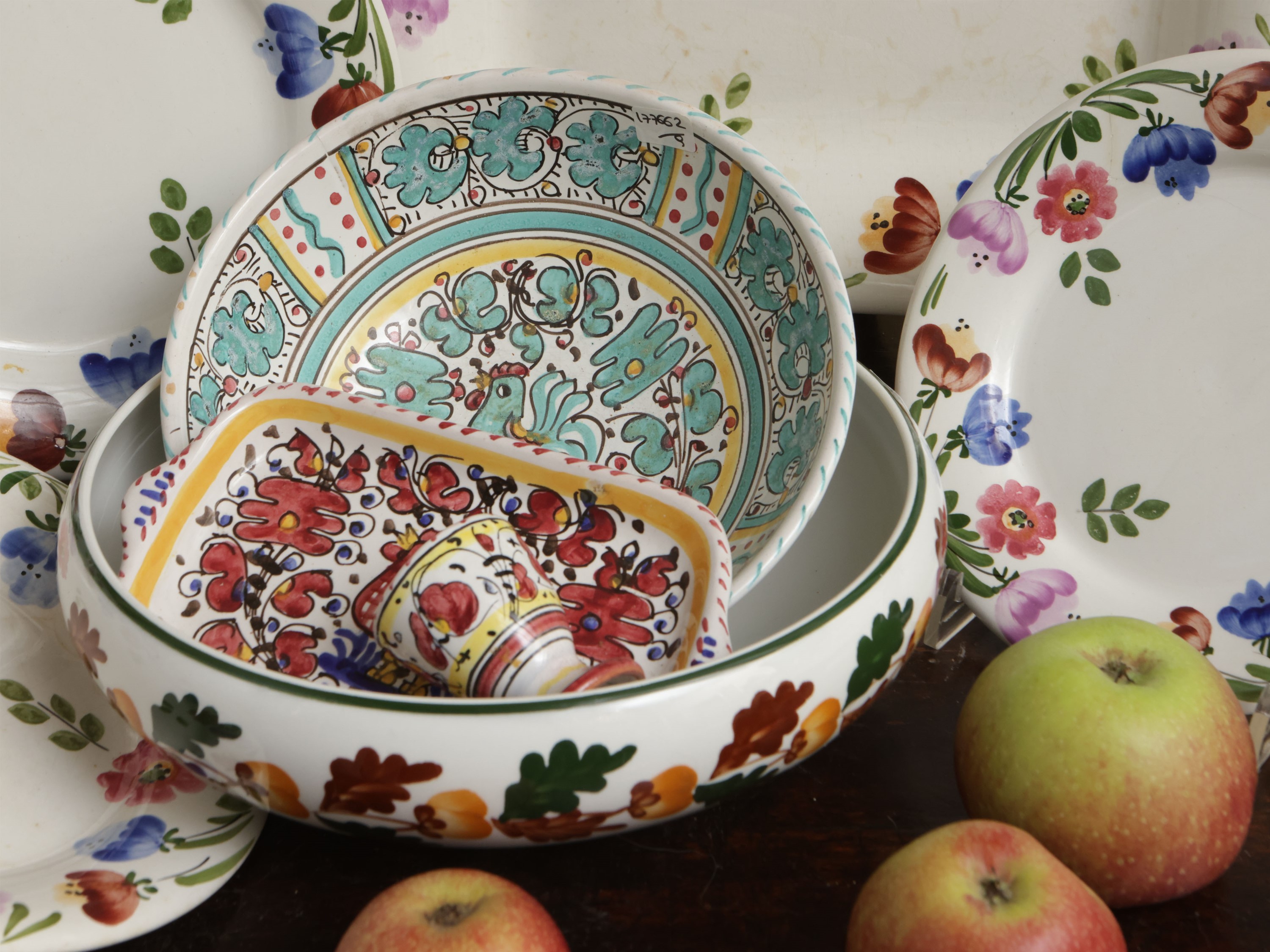 Set di Accessori per la Tavola in Ceramica, Richard Ginori Mondovì