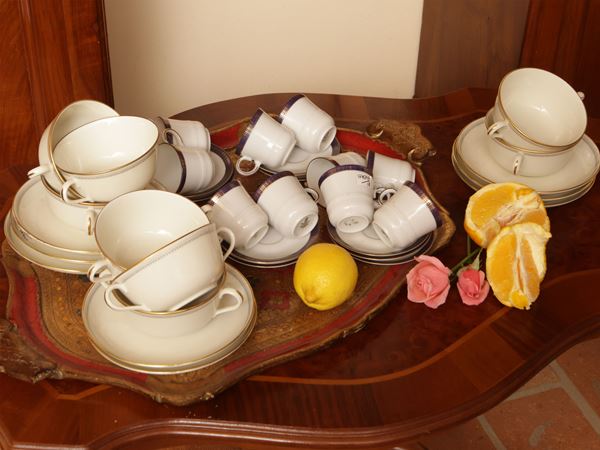 Assortment of porcelain cups